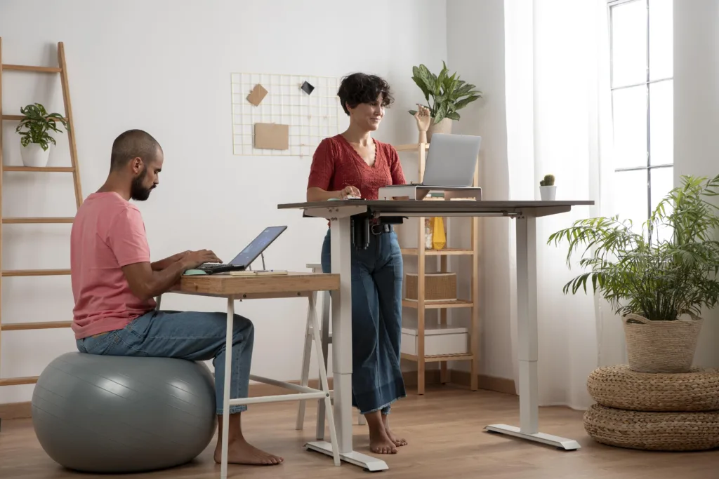 Ergonomia no home office.